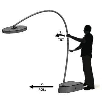 Bromic Heating BH8380004 Eclipse Portable Base Wheels Set